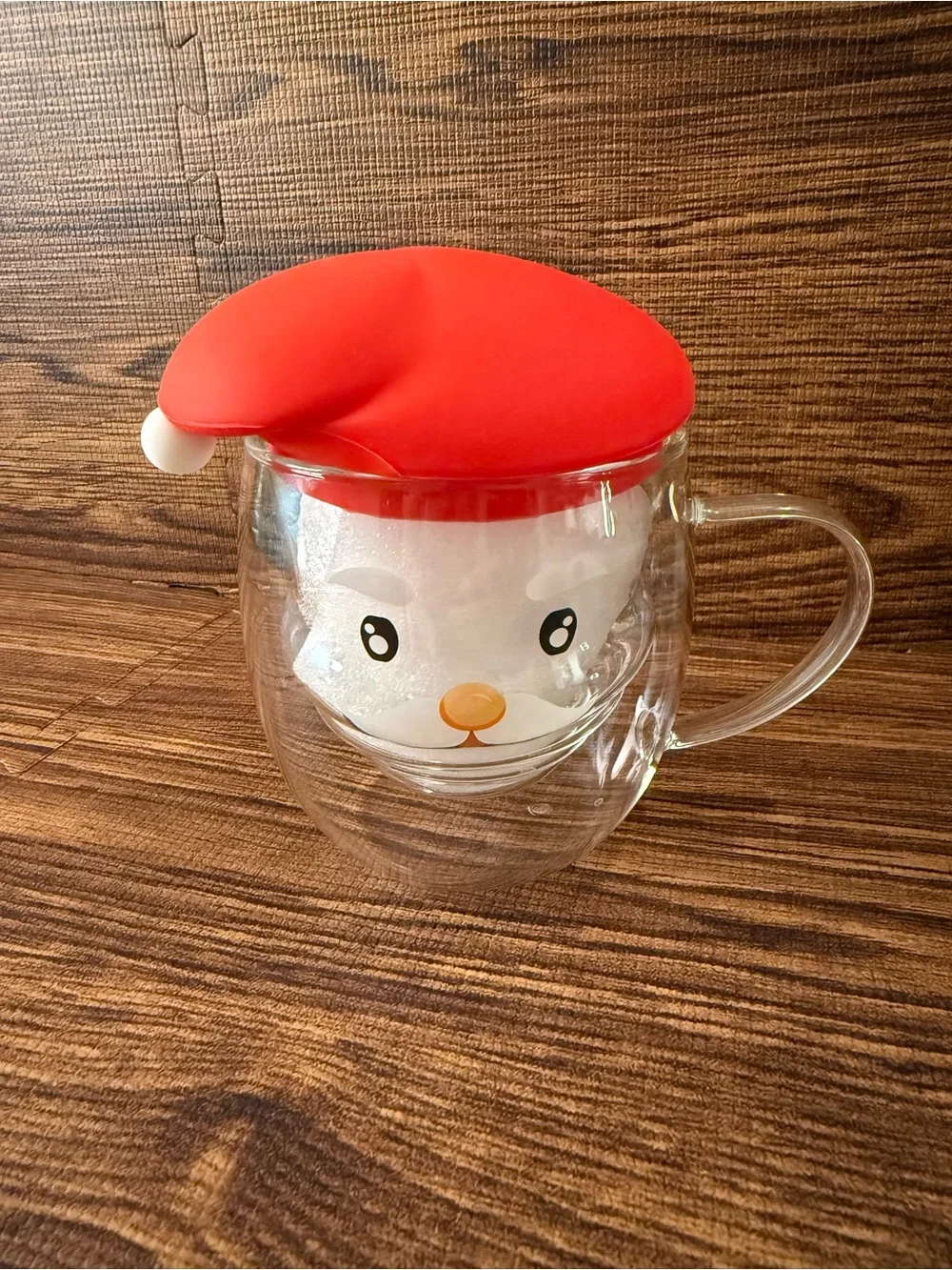 Double-Walled Santa Coffee Mug